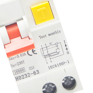 HONI HM232 RCBO MCB 230V 1P N 2P N 30mA 80A interruttore di corrente residua con protezione dalle perdite di corrente eccessiva e corta <span class=keywords><strong>bre</strong></span> - Product Image 3