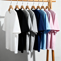 T-shirts en coton pour enfants, commande en gros, vierges, à manches courtes, en maille respirante, couleur unie, pour garçons et filles, haut décontracté, broderie, logo personnalisé
