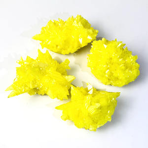 Petite quantité minimale de commande acceptée Fengshui <span class=keywords><strong>jaune</strong></span> cristal <span class=keywords><strong>pierre</strong></span> brut <span class=keywords><strong>soufre</strong></span> cristal grappe pour la décoration de la maison - Product Image 3