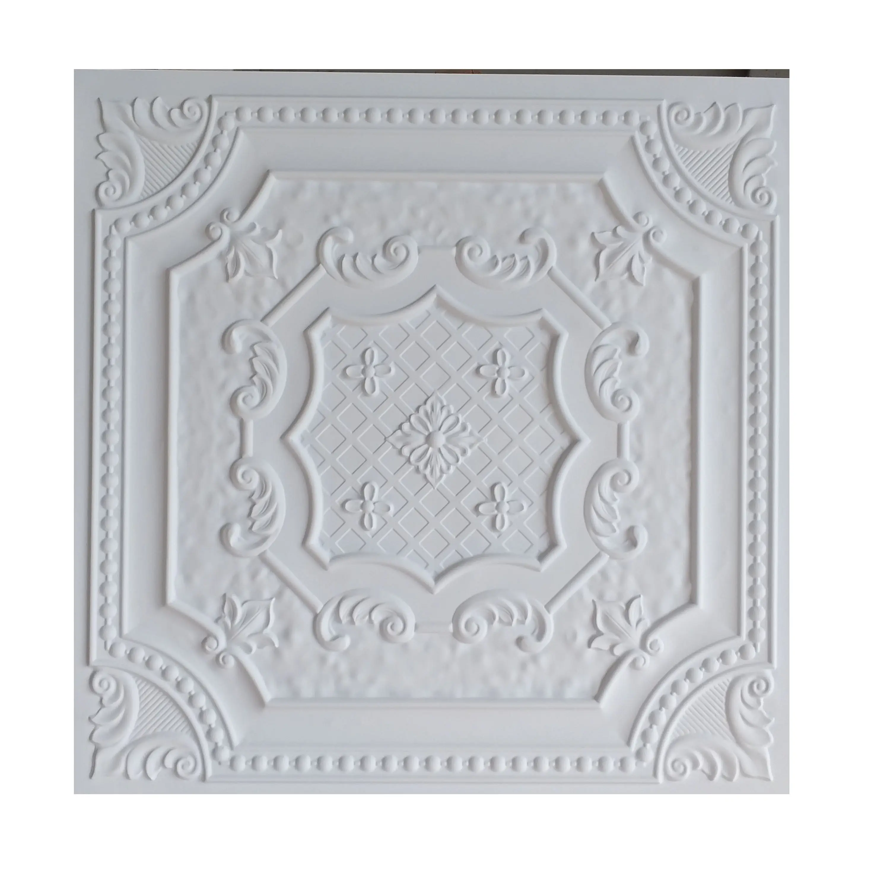 PL50 Faux tin old fashion 3D antiques weathering ceiling tiles store shopping pub cafe club decorative wall panels