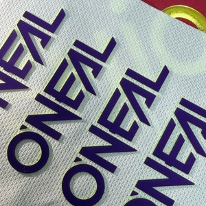 Skin-friendly No Peeling Customized Letters Tagless <b>Label</b> Tretchable Heat Transfer Logo for Tracksuit - Product Image 2