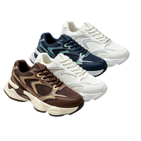 Chaussures de sport légères pour hommes, personnalisables avec logo, baskets de course à faible MOQ, chaussures de sport pour activités quotidiennes de fitness et d'entraînement