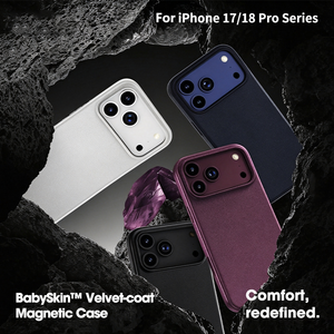 Custodia per telefono PlushRevive in TPU e PC con finitura effetto velluto per <span class=keywords><strong>iPhone</strong></span> 18Pro/18Pro Max, personalizzabile OEM/ODM - Product Image 3