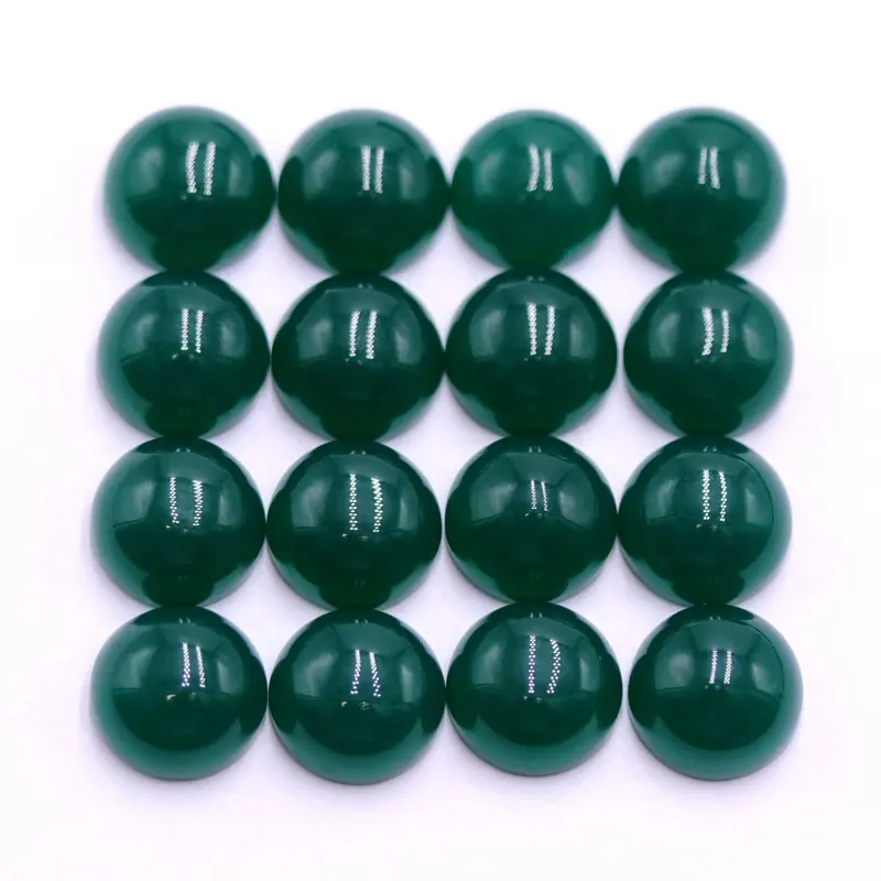 Redleaf Gems Vlakke Bodem Cabochon Green Maleis Jade Glas Gems Stenen Op Koop