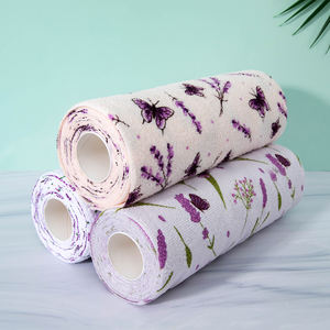 Rollo de Toallas de Microfibra Multiusos con Diseño de Lavanda, Absorbente, Reemplazable Semanalmente, para Limpieza de Cocina - Product Image 6