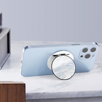Support de téléphone universel magnétique étanche en alliage de zinc avec logo personnalisé, anneau de maintien réglable et béquille à 360° pour téléphone portable