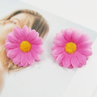 Bunga Daisy Buatan Tangan 4cm, Bunga Matahari Daisy Buatan untuk DIY Pernikahan Natal Wisuda Paskah-untuk Sepatu Topi