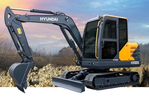 Secondhand Hyundai HX60G Compact Excavator 6ton Pre Owned Construction Machinery 0 25m3 <b>Bucket</b> <b>Digger</b> Hot <b>Sale</b> - Product Image 6