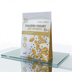 Céréales pour petit-déjeuner saines pour bébés et enfants, à base de flocons d'avoine et de <span class=keywords><strong>yaourt</strong></span> aux graines de chia, riches en fibres et en calcium, naturelles - Product Image 1