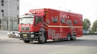 Prix d'usine HOWO Tente Remorque 6*4 6x4 Slide-Out Camper Expedition Véhicule LHD RHD Camper Bus