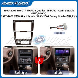 Envío Rápido: Marco de Panel para Reproductor de DVD de Coche, Compatible con TOYOTA MARK II QUALIS 1997-2002, Marco de Radio para Coche OEM - Product Image 2