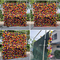Décorations murales en fleurs artificielles en soie, roses rouges en forme de cœur, toile de fond pour la planification de demande en mariage, fournisseur