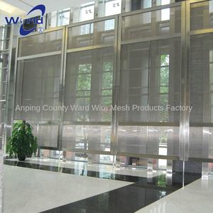 Проволочная сетка из нержавеющей стали, металлическая декоративная тканая перегородка для стены или потолка, спиральная тканая подвесная занавеска - Product Image 3