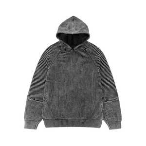 Sudadera con Capucha Streetwear DTG con Pedrería para Hombre, Sudadera con Capucha de Diseñador Estampada de Felpa Francesa, Sudadera con Capucha Oversize de Gran Gramaje y Sudaderas - Product Image 1