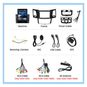 نظام ملاحة للسيارة بشاشة كبيرة يعمل بنظام أندرويد لسيارات هايلكس/فورتشنر، متوافق مع موديلات 2007-2016، صنع في شنغهاي، مع ضمان لمدة عام - Product Image 5