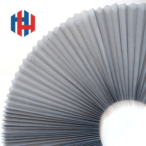 18*16 yanmaz fiberglas Plisse pencere teli cibinlik otel kullanımı için Modern tasarım katlanır ekran yatay açılış tarzı - Product Image 4