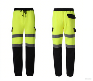 Khả năng hiển thị cao phản quang an toàn Jogger quần với đa túi thiết kế cho xây dựng, đi xe đạp Lớp 2 an toàn Quần - Product Image 6
