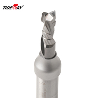 Tideway A9 Industrial Grade TCT Up&Down Router Bit Baja Kecepatan Tinggi Berlapis AlTiN 2-Flute OEM/ODM untuk CNC Papan Plat Tebal