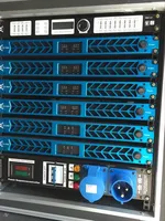 Amplificateur de puissance DSP CVR DSP-2004, classe D, format compact, 90-260V, stable à 2 ohms.