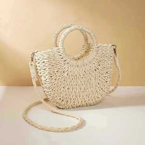 2024 Hot Sale Canvas Fashion Eco-Friendly Open Closure <b>Adjustable</b> <b>Strap</b> Women's Beach Shoulder Bag M Size J0202 - Product Image 6