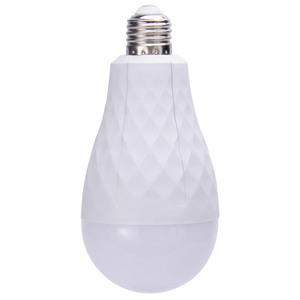 Ampoule LED d'urgence rechargeable haute tension AC85V-265V, diamètre 8cm, 20W, culot E27, blanc, matériau PP, 2x800mAh - Product Image 1