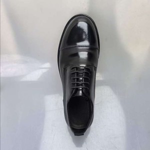 Zapatos Oxford de Vestir para Hombre, de Cuero Genuino, Punta Redonda, con Cordones, Color Sólido, Formales, para Todas las Temporadas, Suela de Goma, Envío Directo - Product Image 4