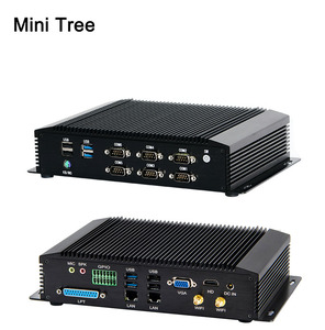 Minitree มินิไม่มีพัดลม i7 Intel Core 4500U i5 4200U คอมพิวเตอร์อุตสาหกรรม<span class=keywords><strong>2</strong></span>คอร์สายแลนคู่<span class=keywords><strong>2</strong></span> * จอแสดงผล HD รองรับ8USB VGA Win10 Linux - Product Image 3