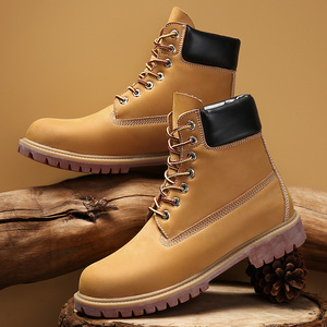 Nouvelles bottes Martin au design moderne, style britannique, semelle antidérapante, bottes Martin confortables pour hommes - Product Image 2