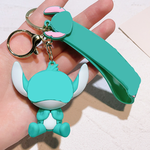 سلسلة مفاتيح رخيصة بشخصيات كرتونية، حامل مفاتيح ثلاثي الأبعاد، إكسسوارات لطيفة من المطاط الناعم PVC للبيع بالجملة - Product Image 2