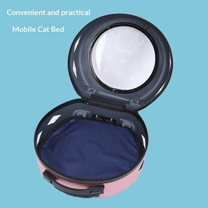 Neuerscheinung Outdoor Mehrfarbiger Transparenter PC Nachhaltiger Kunststoff Hunde- und Katzen-Rucksack mit Rädern Atmungsaktiver <span class=keywords><strong>Trolley</strong></span> - Product Image 3
