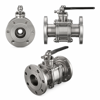 Vanne à boisseau sphérique flottante Q41F CF8M Classe 150 à bride, avec siège en PTFE, vanne à boisseau sphérique industrielle à bride, vanne à boisseau sphérique en acier inoxydable