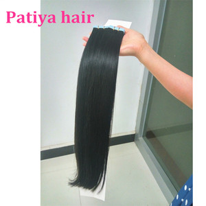 Extensiones de Cabello Natural Remy de 100 Gramos, Doble Trama, Lisas y Sedosas, Cabello Humano Peruano Real con Cinta Adhesiva - Product Image 2