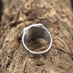 Anillo de Martillo de Thor Vikingo para Hombre, Diseño de Escudo de Acero Inoxidable, Estilo Nórdico, Joyería para Uso Diario - Product Image 4