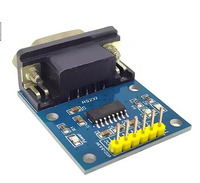 Módulo convertidor SP3232 TTL a RS232, adaptador de puerto serie DB9 macho/hembra