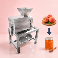 Industriële fruitpulpmachine van roestvrij staal 304, hoge efficiëntie, jammaker, fruitpulpverwerker voor voedselproductielijn