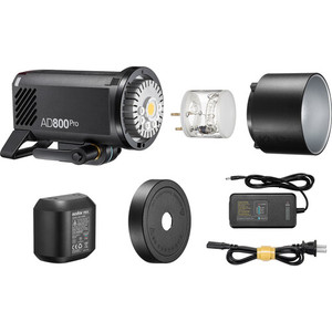 <span class=keywords><strong>Flash</strong></span> de Estudio Portátil Godox AD800 <span class=keywords><strong>Pro</strong></span> para Exteriores, 800Ws, 2.4G TTL, 1/8000 HSS, Reciclaje de 0.01-1.5s, Batería Recargable de 40W - Product Image 6