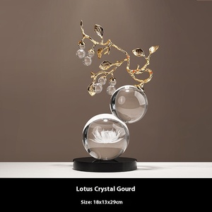 Đồ trang trí bầu pha lê cao cấp cho trang trí nhà sang trọng mang lại sự thịnh vượng thịnh vượng cho phòng khách Tủ rượu văn phòng tân gia - Product Image 6