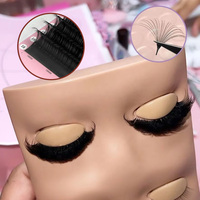 Extensions de cils Meecil faites à la main, noir mat intense, volume CC, fournitures en gros avec étiquette privée, plateau à cils en cachemire