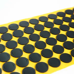 Sürtünme ısıya dayanıklı siyah kendinden yapışkanlı EVA silikon dayanacak lastik tamponlar düz yuvarlak kare yapışkan pedleri conta