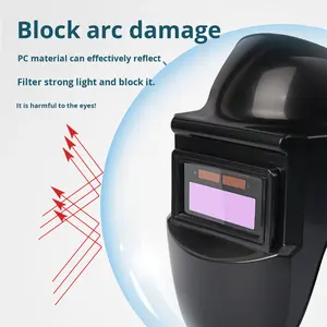 Casque de soudage assombrissant automatique avec protection anti-UV monté sur la tête <span class=keywords><strong>pour</strong></span> les soudeurs à l'arc à l'argon - Product Image 3