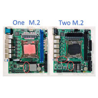 BKHD personnalisé bricolage C612 10 baies NAS ITX E5-2600 v3/v4 Haswell-EP Broadwell-EP C612 6Lan carte mère pour routeur souple serveur E5 X99