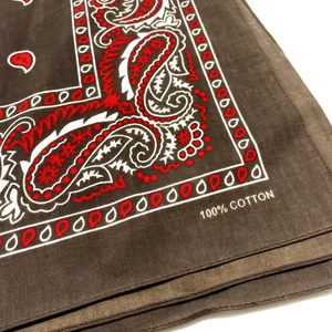 Pañuelos cuadrados con logotipo de impresión Digital personalizado de algodón, bufanda de colores lisos Unisex, pañuelo de estilo personalizado multifuncional - Product Image 5