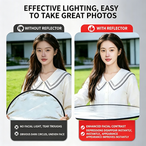 Panneau Réflecteur Professionnel Multifonctionnel 7-en-1 Pliable Diffuseur de Lumière Fond Chroma Key pour Portrait Vidéo Extérieur - Product Image 2