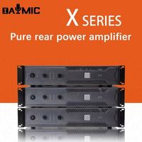 Amplificateur de puissance professionnel AOSHEN X Series X4/X6/X8 bidirectionnel 10000W, puissance pure, métal