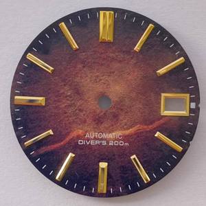 3D printed meteorite <b>face</b> 28.5mm dial watch New 28.5mm stainless steel dial, with calendar accessory, suitable for mechanical wa - Product Image 5