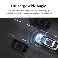 Mini caméra embarquée T1 1080P Full HD avec angle de 130°, WDR, enregistrement en boucle et contrôle par application - Boîte noire DVR GPS automatique