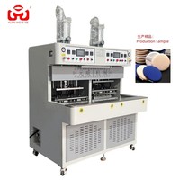 Machine de pressage à chaud pour houppettes à coussin d'air à double station 15KHZ, nouvelle, certifiée CE, 380V/220V