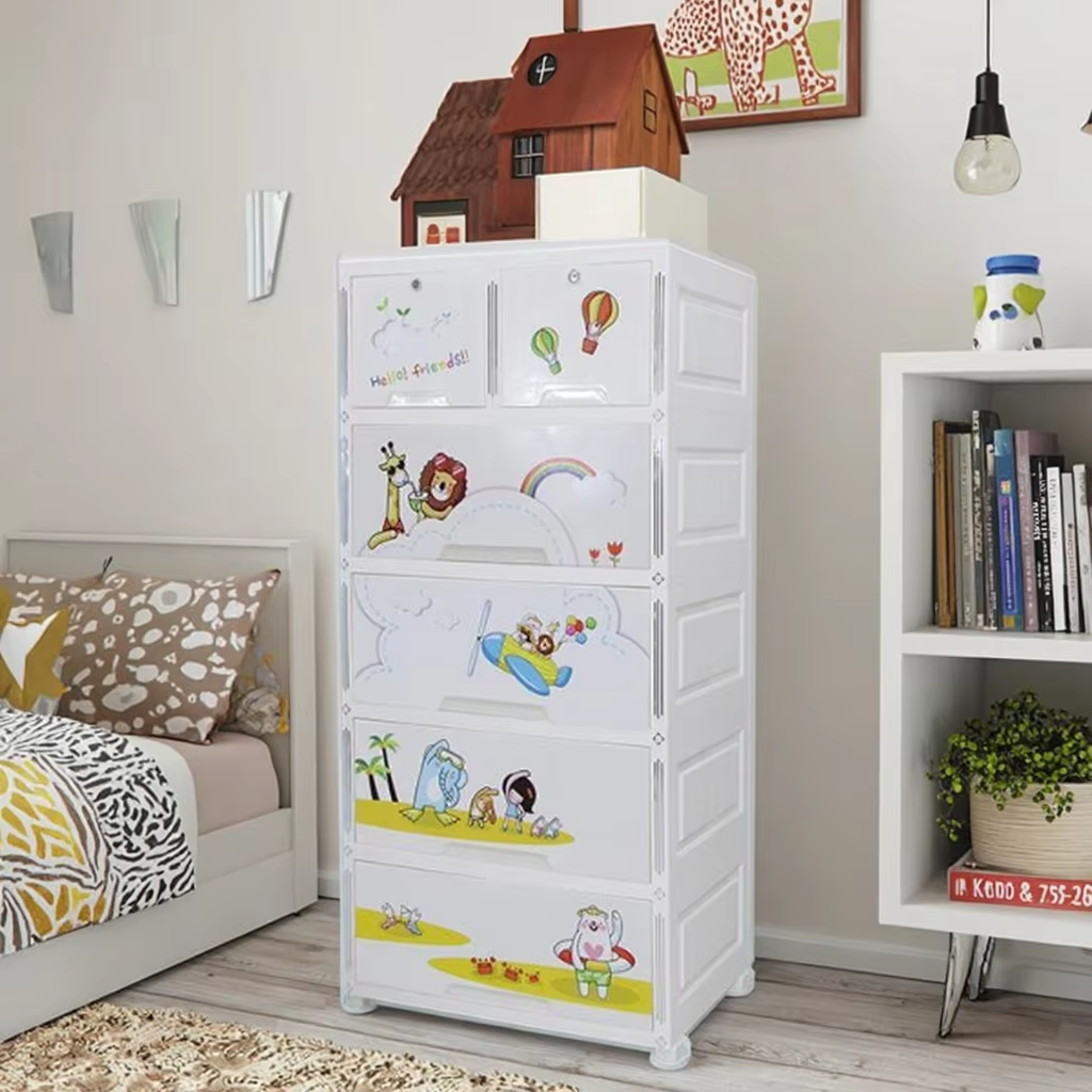 Drawer Organizer Tier Baby Clothes Drawer for Nursery Storage Cabinet  Living Room Furniture
