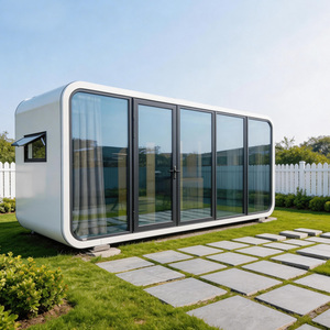Cyber Apple Cabin Maison Mobile avec Fenêtre Panoramique Française pour Jardin Extérieur et Cabine de Loisirs - Product Image 2