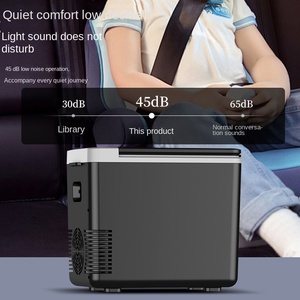 Portable 10L Mini refroidisseur thermoélectrique Tesla compresseur 12V 220V AC réfrigérateur LCD écran tactile à faible bruit pour voiture maison hôtel - Product Image 2
